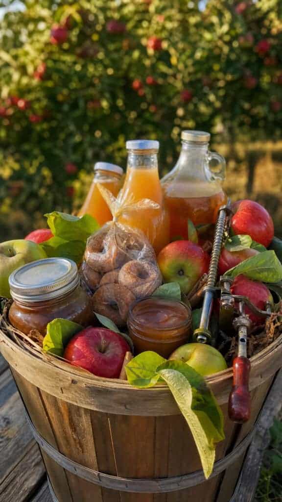 Apple Orchard Inspired Basket