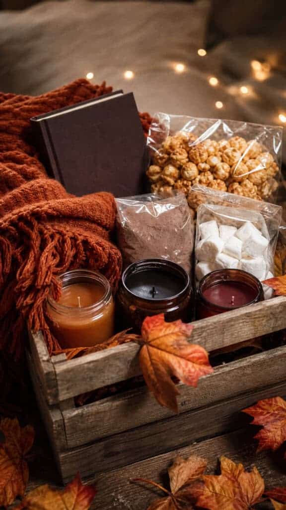 Cozy Night In Basket