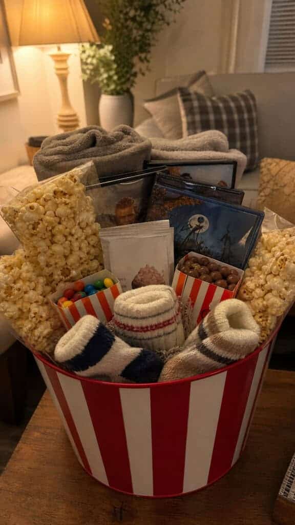 Movie Night Fall Edition Basket