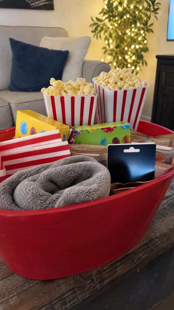 Movie Night Magic Basket