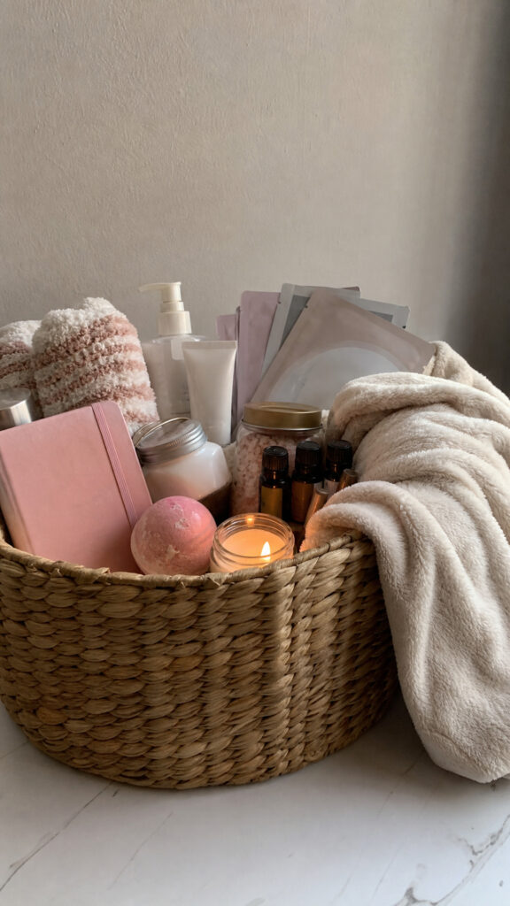 Self-Care and Relaxation Basket