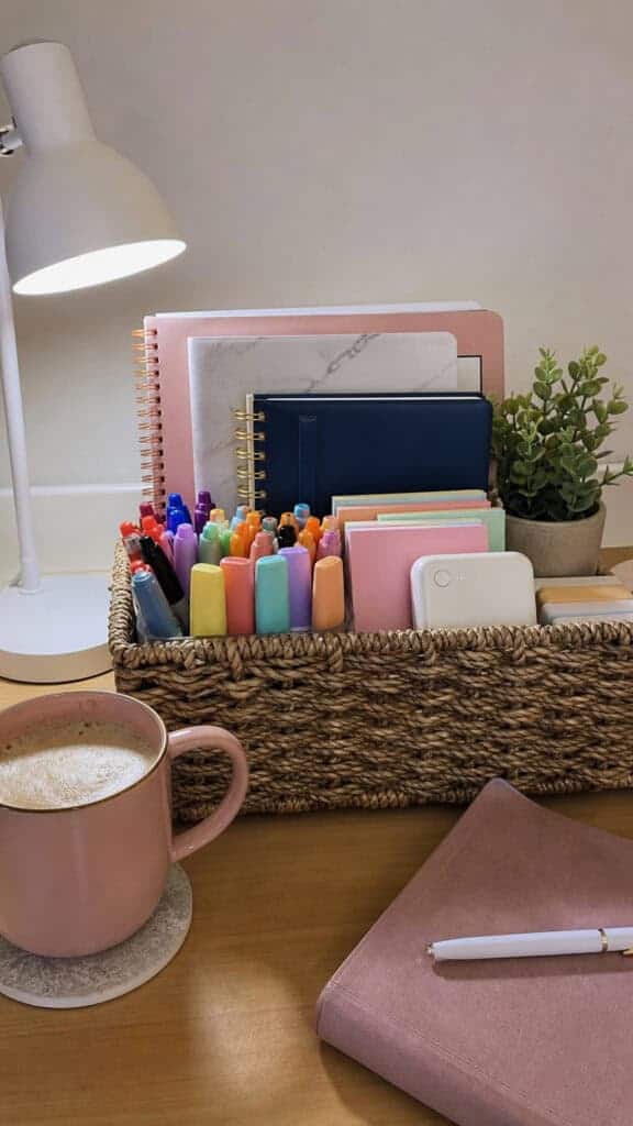 Study Essentials Basket