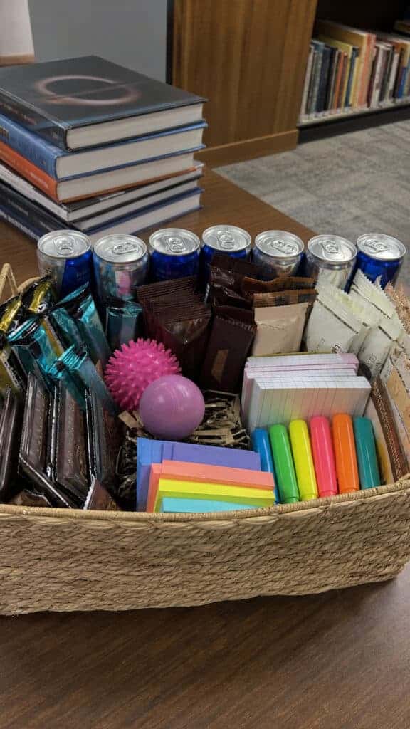 The Finals Week Survival Basket
