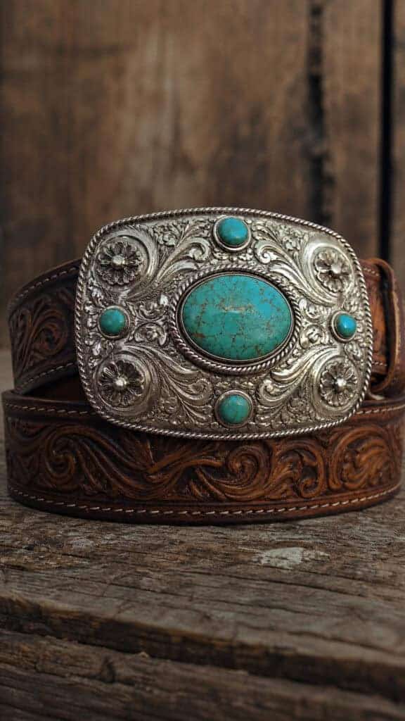 Western Belt Buckles and Leather Belts