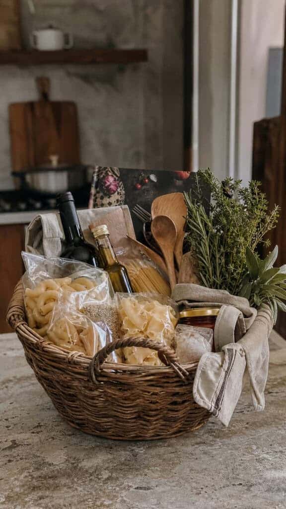 Comfort Food and Cooking Basket