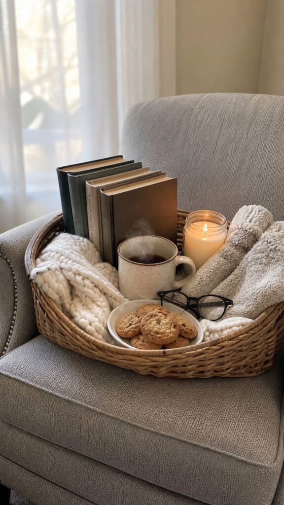 Cozy Reading Nook Basket