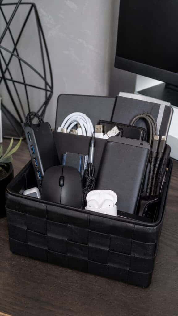 The Tech and School Essentials Basket