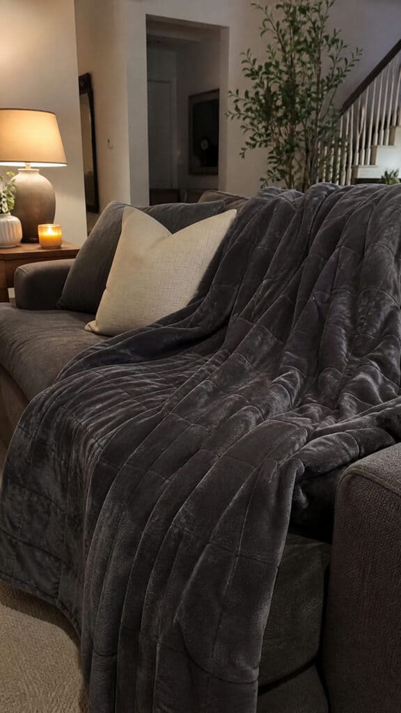 Cozy Weighted Blanket for Restful Recovery