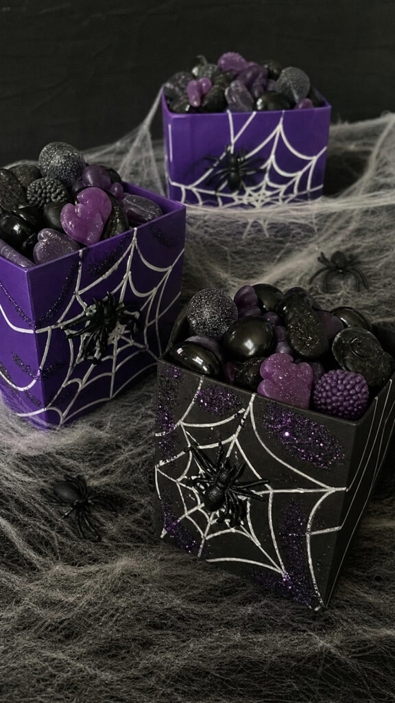 Spider Web Surprise Boxes for Eight-Legged Fun