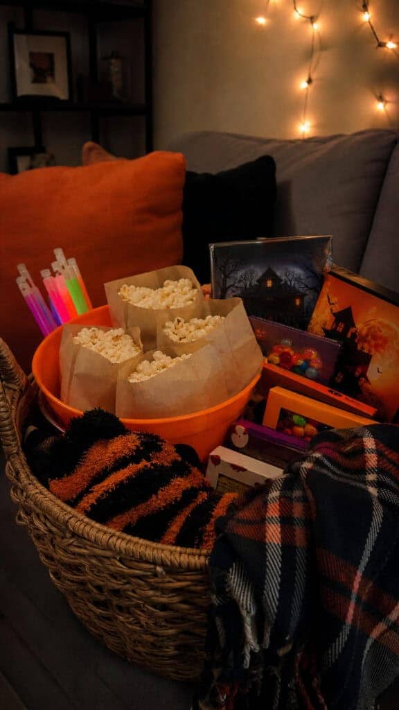 Movie Night Magic Basket