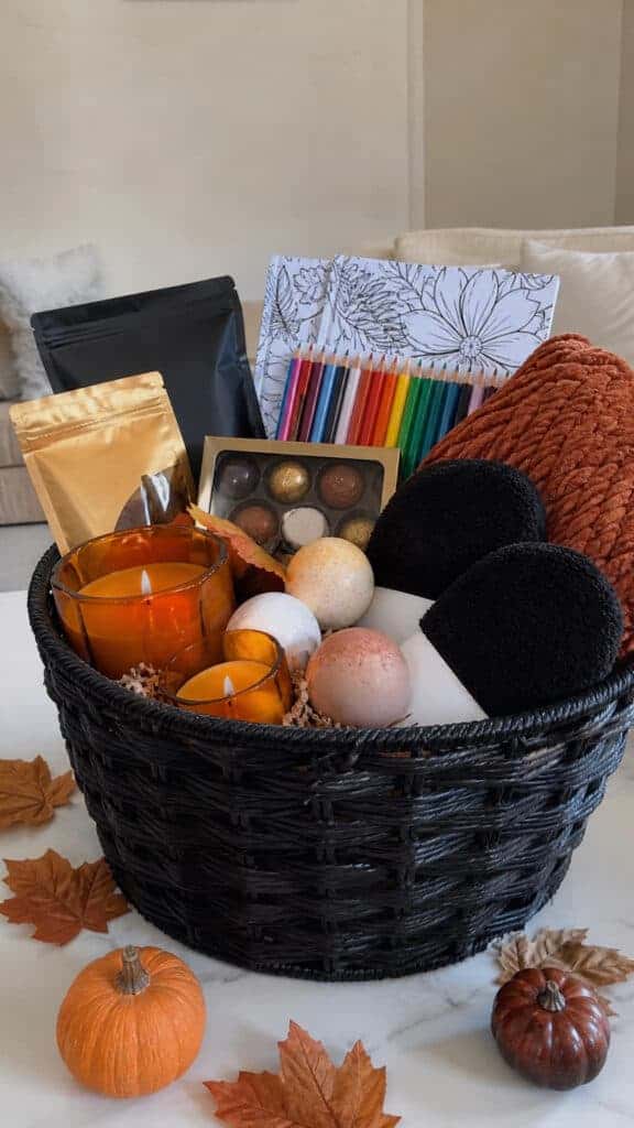 Spooky Self-Care Basket for Adults