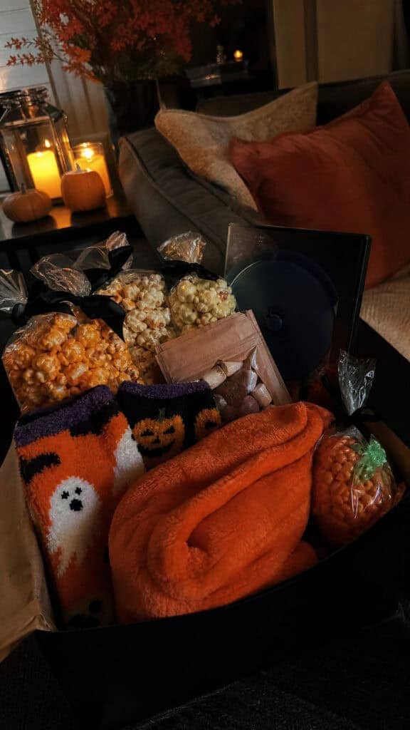 Cozy Movie Night Halloween Box