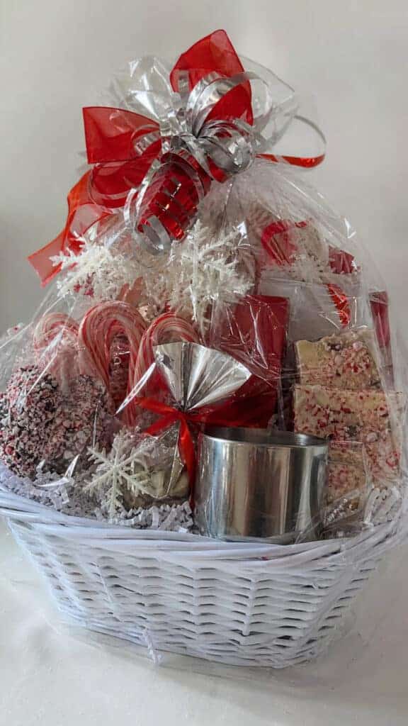 Peppermint Wonderland Hot Chocolate Gift Basket