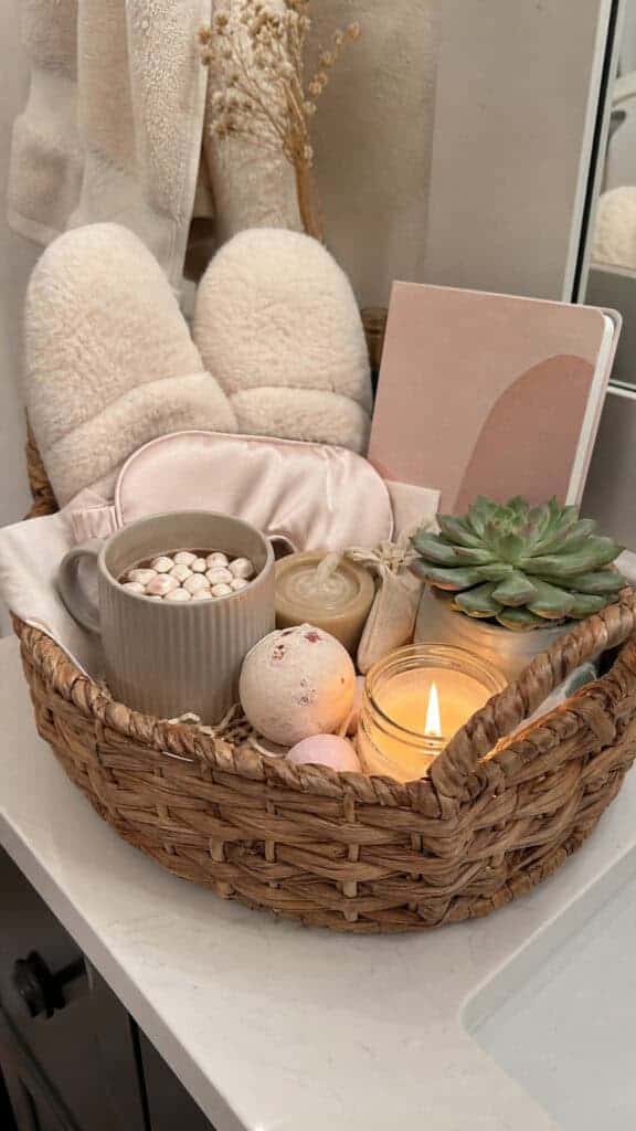Self-Care Hot Cocoa Spa Basket