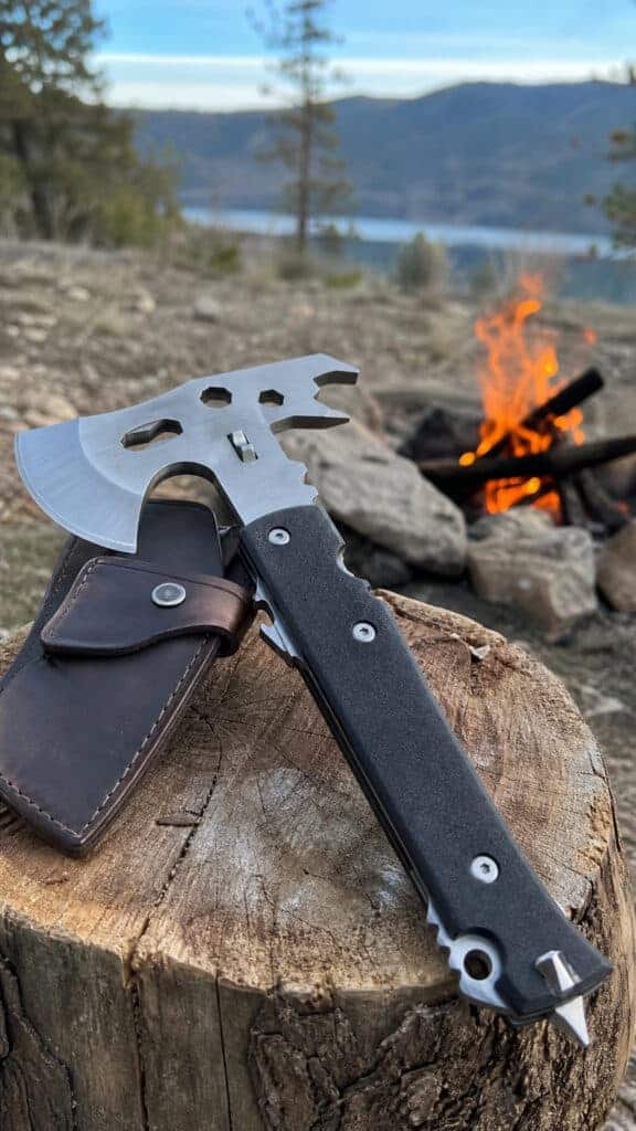 Multi-Tool Survival Axe with Carrying Case