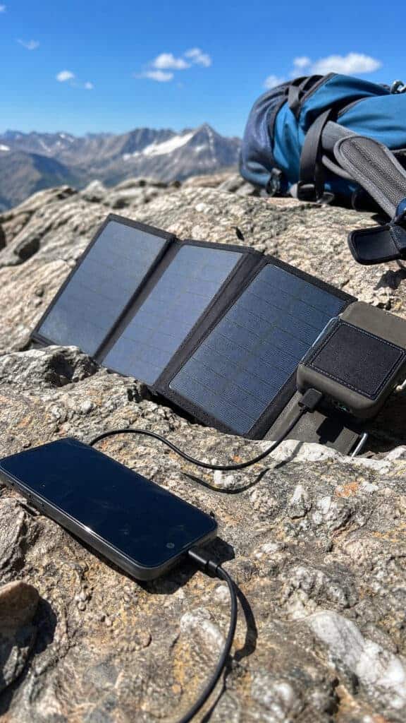 Solar-Powered Portable Phone Charger and Power Bank