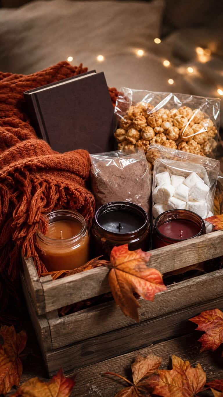 Cozy Night In Basket