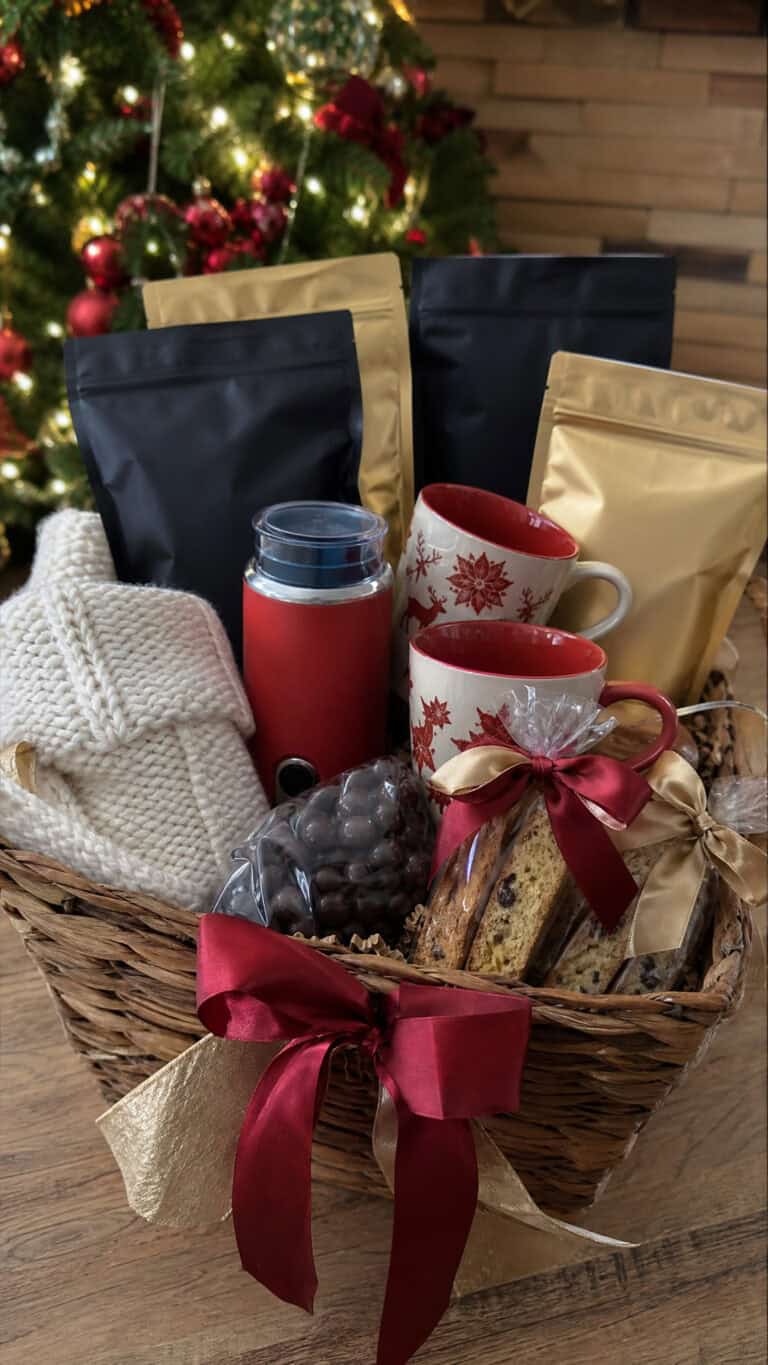 Cozy Coffee Lover's Basket
