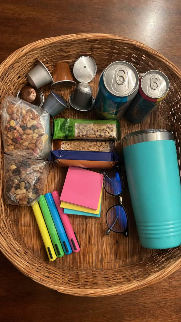 The Late Night Study Session Basket