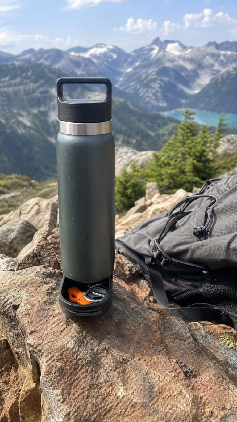 Premium Insulated Water Bottle with Built-In Storage