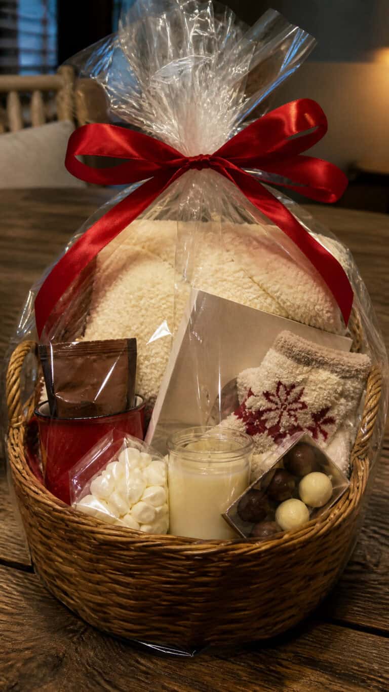 Cozy Night In Basket