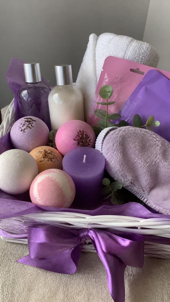 Spa Day at Home Basket