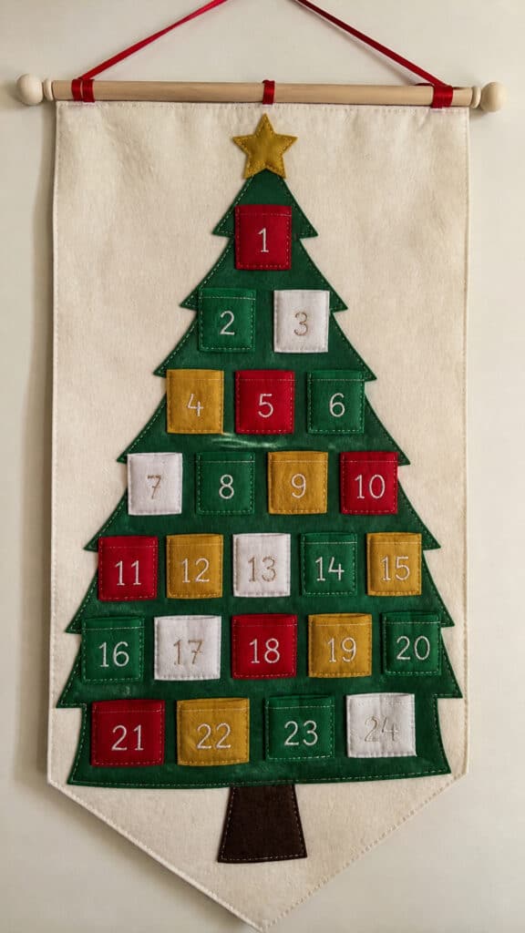 Felt Pocket Advent Calendar