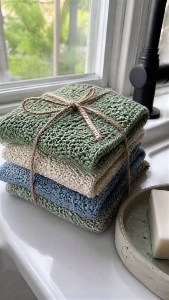 Knitted or Crocheted Dishcloths