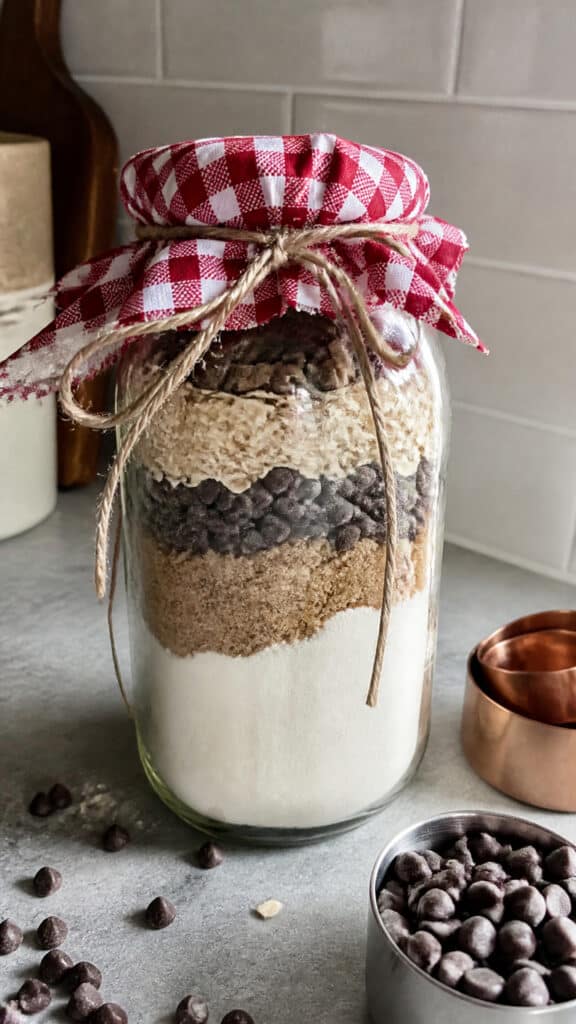 Layered Cookie Mix in a Jar