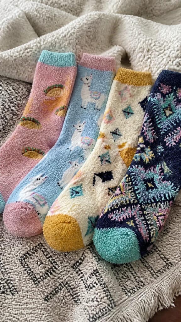 Fuzzy Socks with Personality