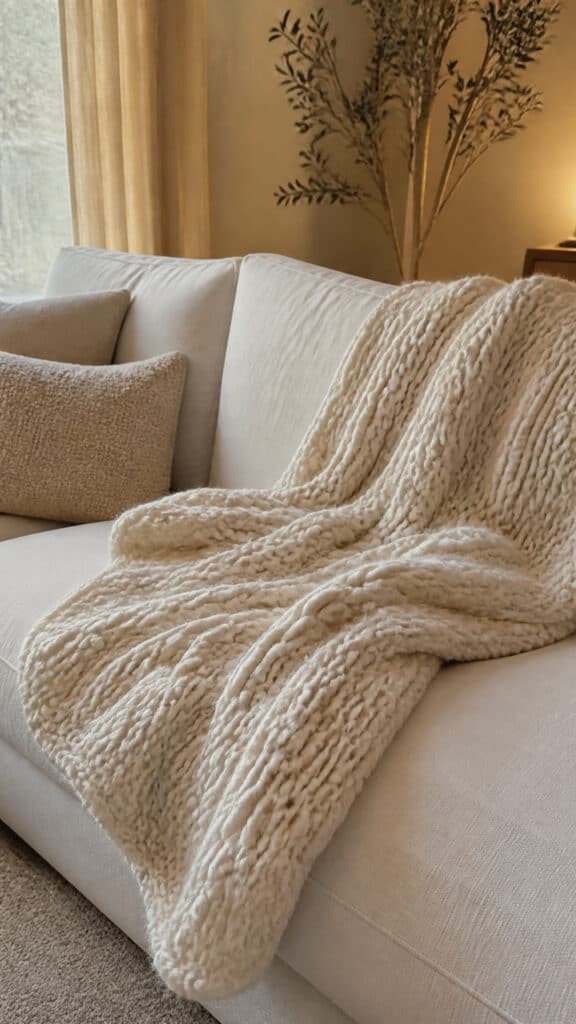 A Luxuriously Soft Throw Blanket